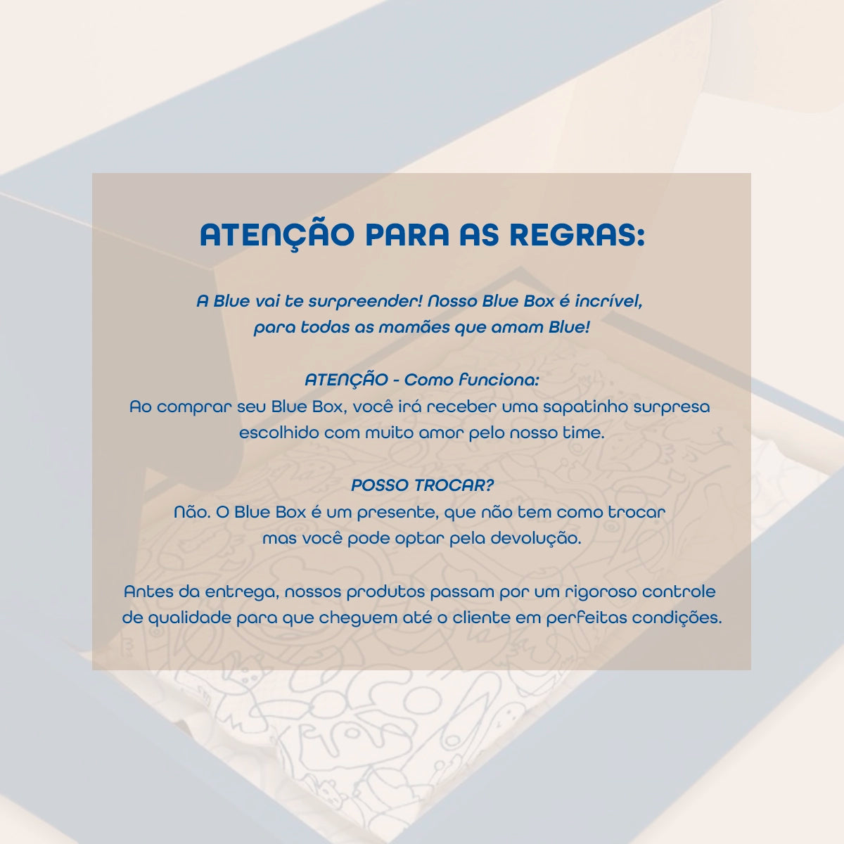 Blue Box Masculino - Baby