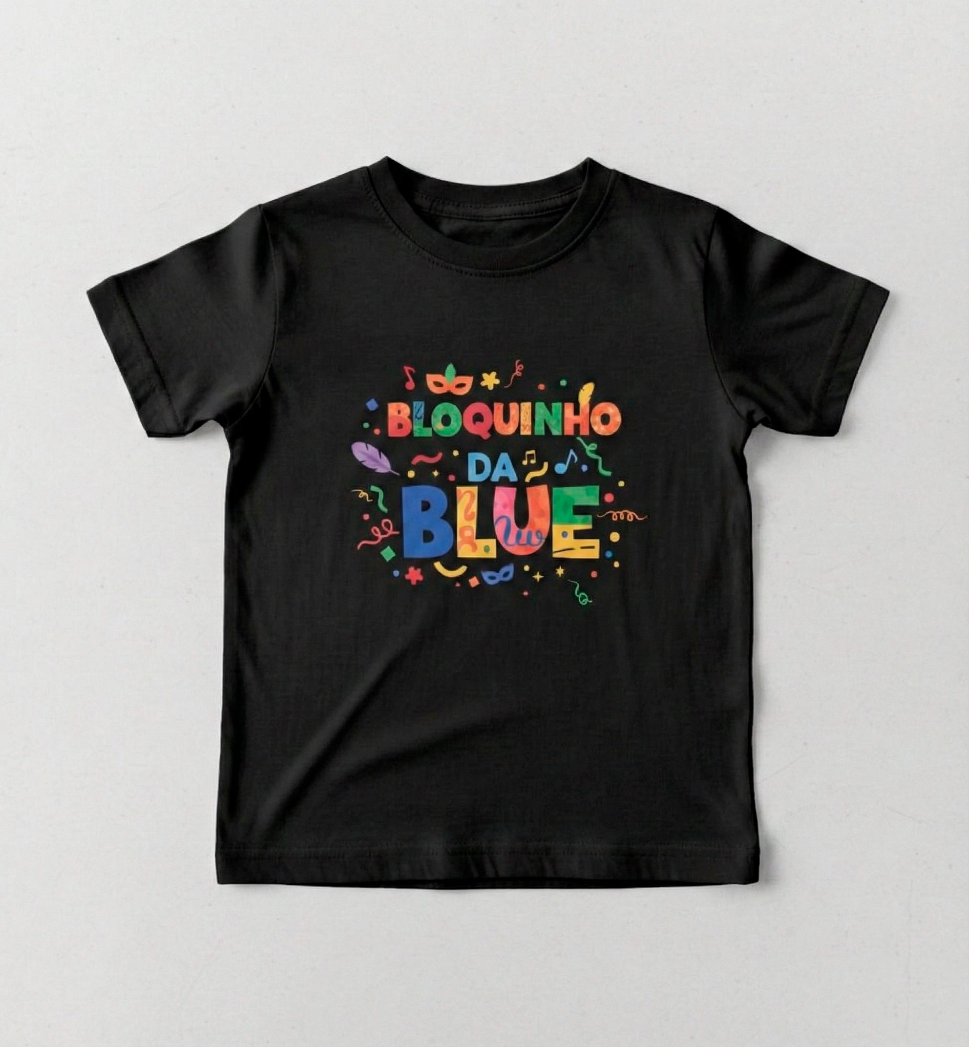Camiseta Bloquinho Preto