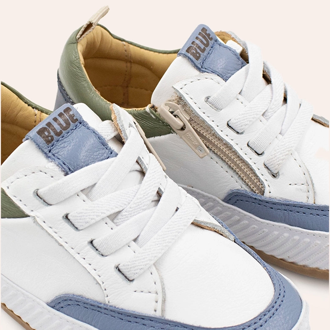 Diego Infantil - Branco / Azul Denin