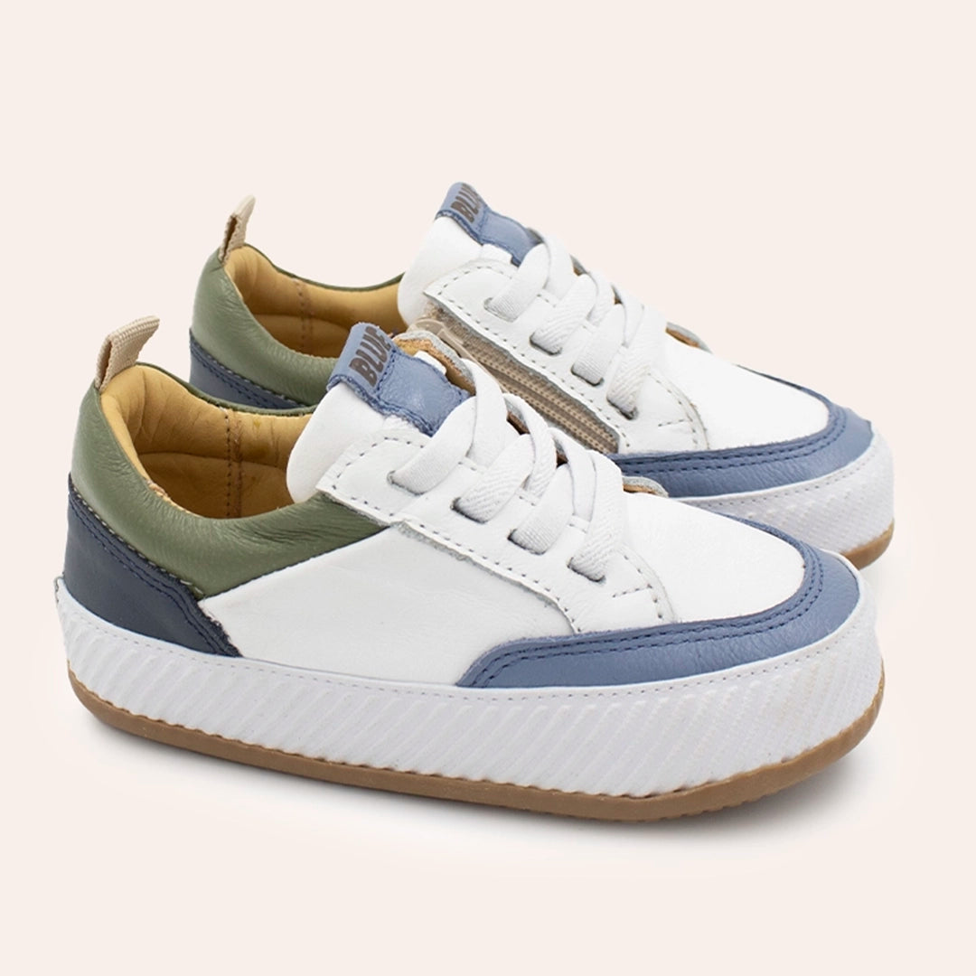 Diego Infantil - Branco / Azul Denin