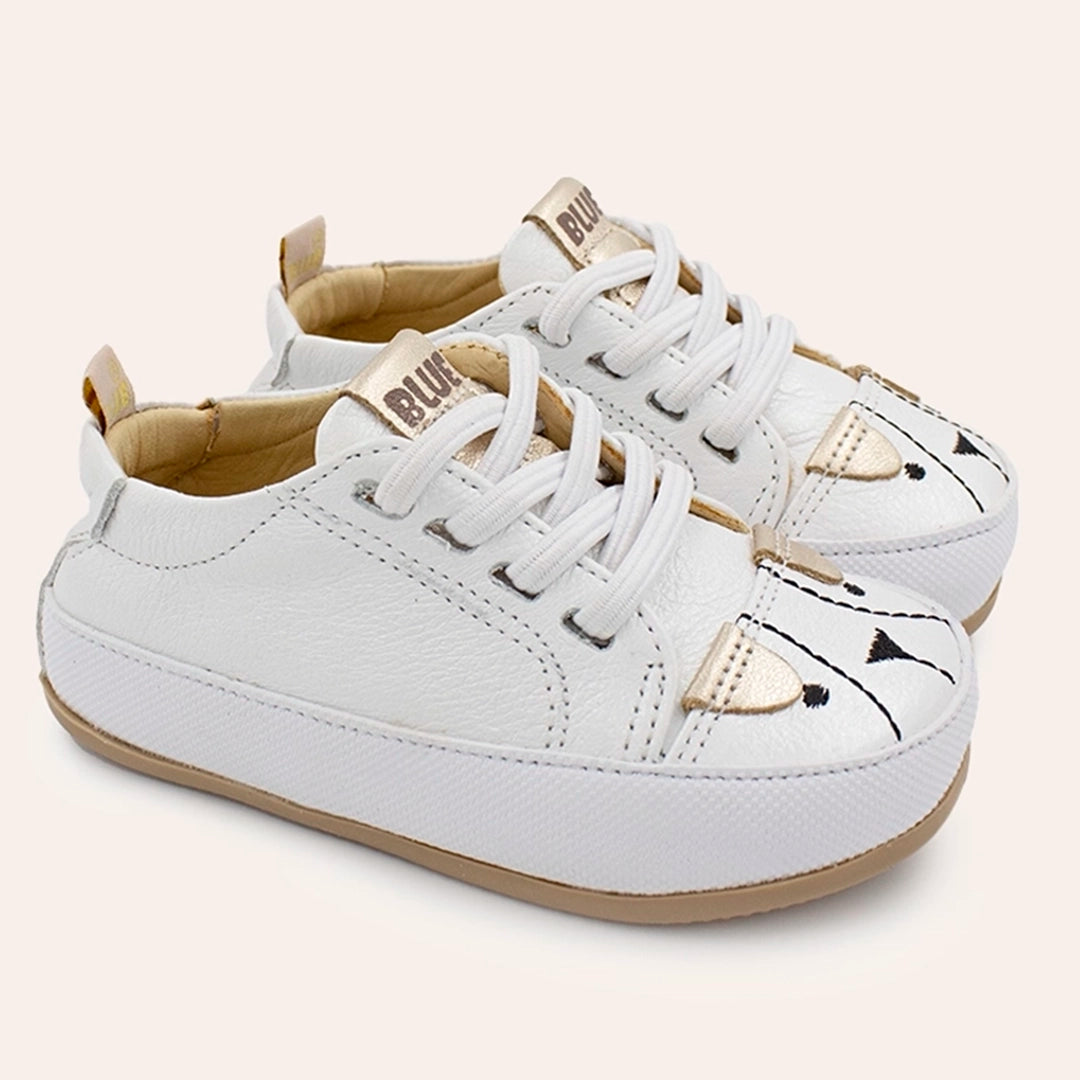 Manuela Baby - Perolado Branco/ Ouro Velho