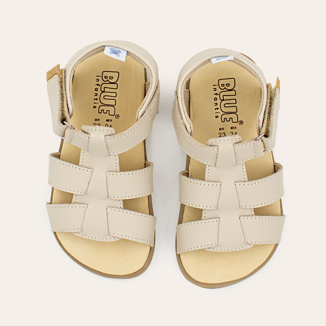 Sandália Infantil Masculina Pietro - Off White