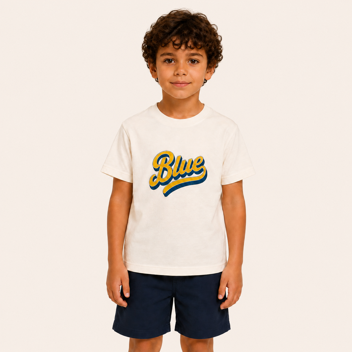 Camiseta Blue Amarelo e Azul