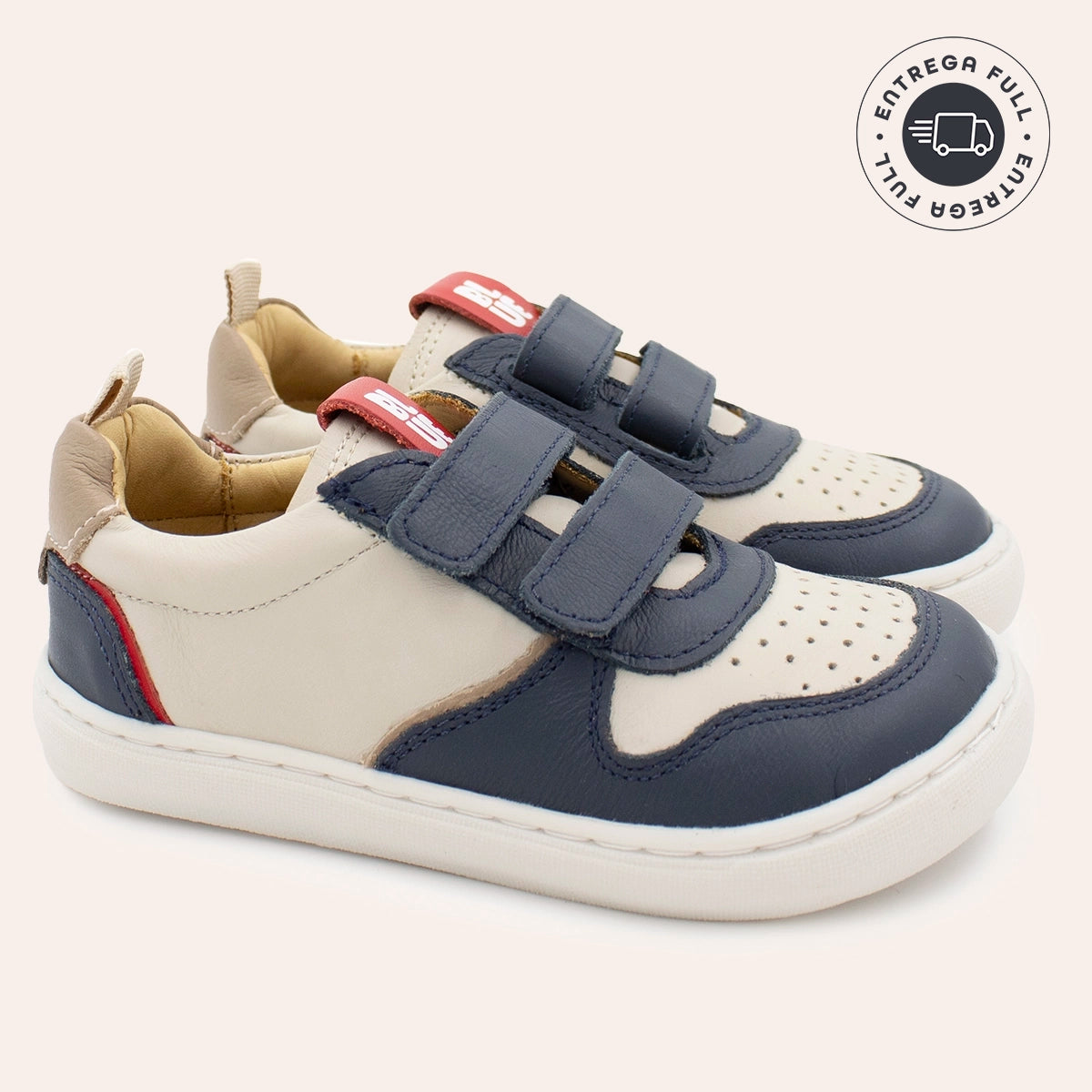 Adriano Infantil  - Off White / Marinho