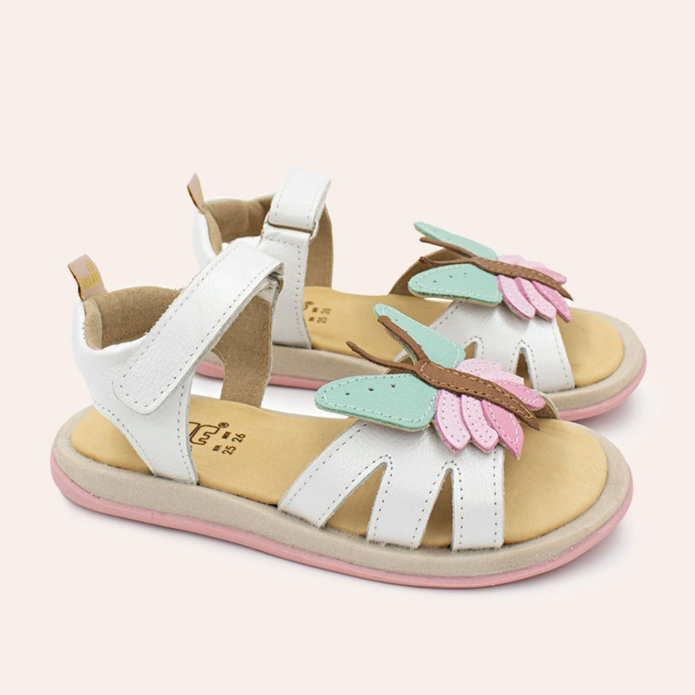 Sandália Infantil Feminina Safira - Perolado Branco