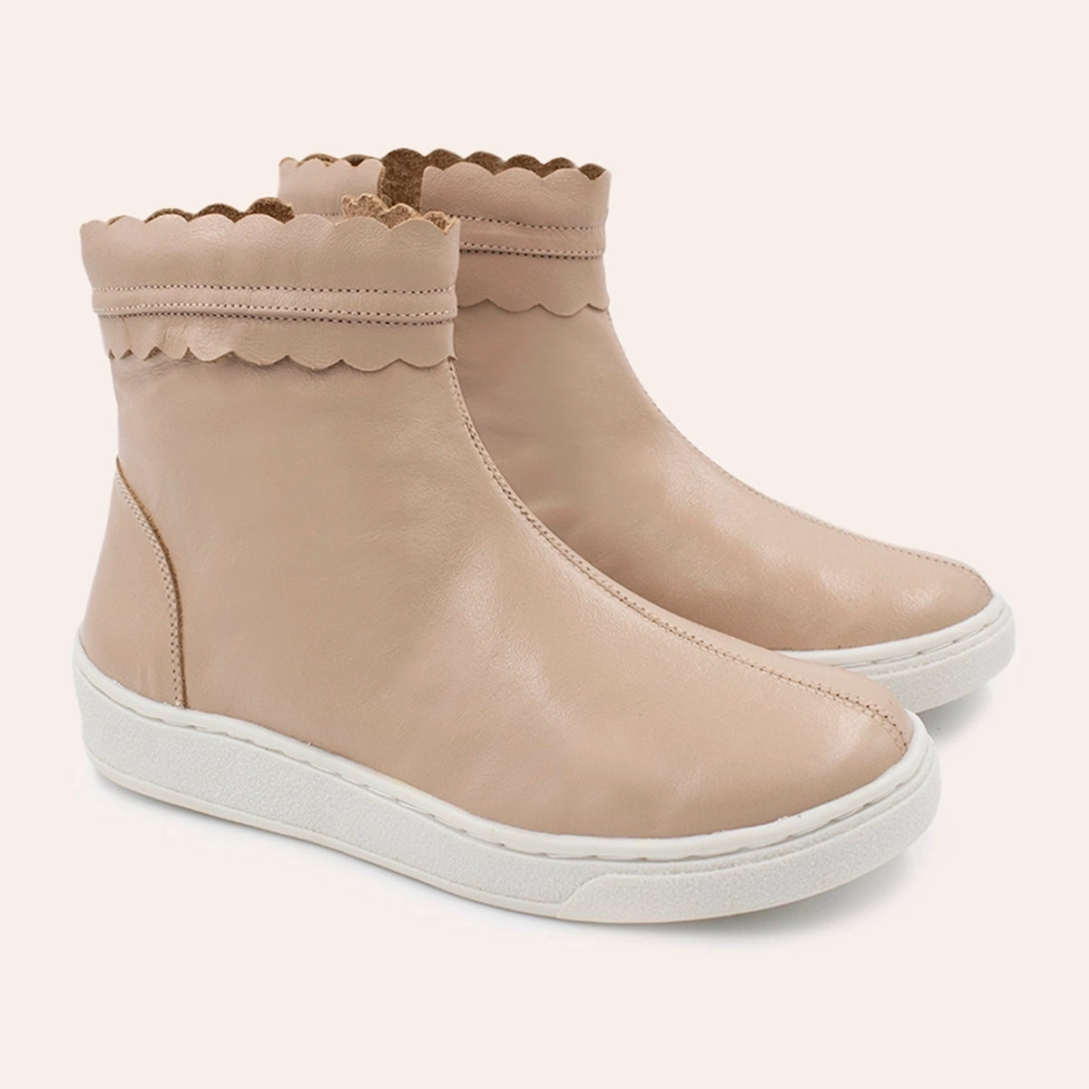 Bota Infantil Feminina Bruna - Nude