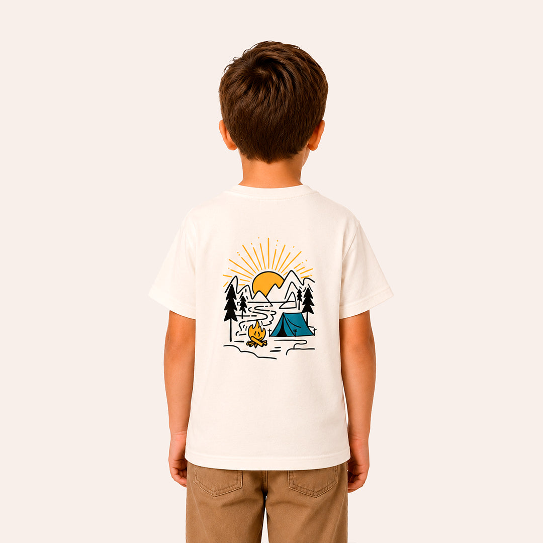 Camiseta Montanha - Off White