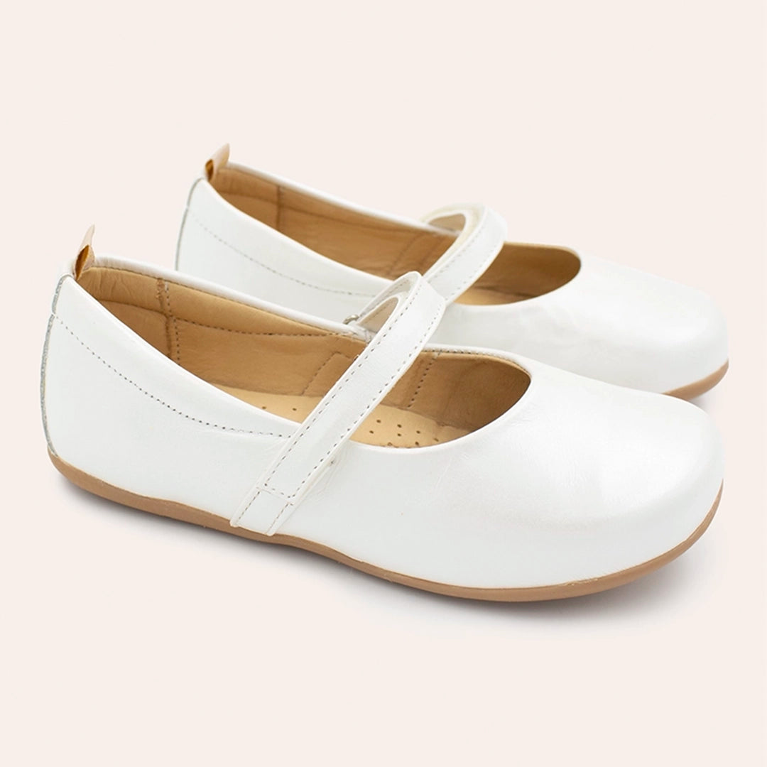 Sapatilha Infantil Feminina Clara - Perolado Branco
