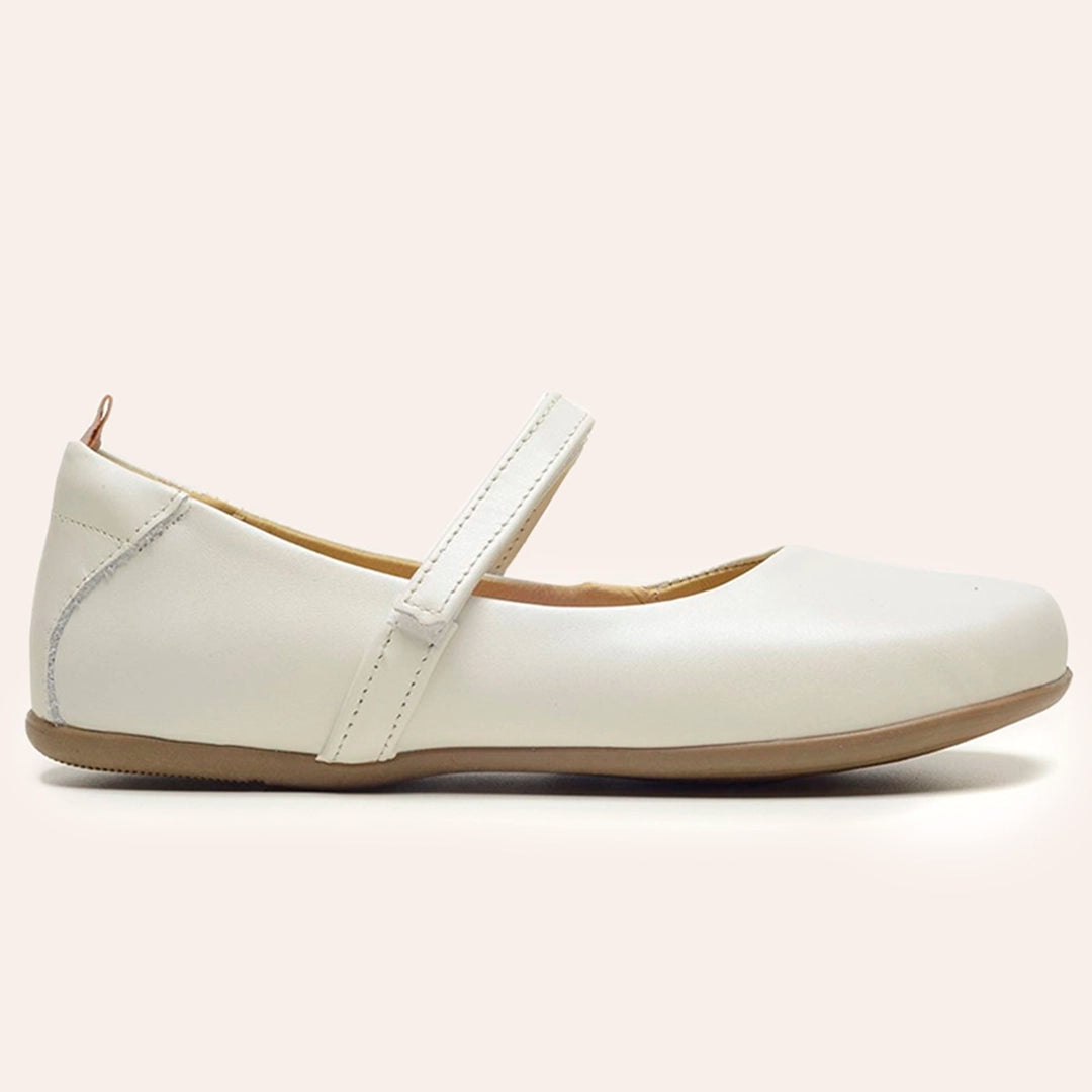 Sapatilha Infantil Feminina Clara - Perolado Branco