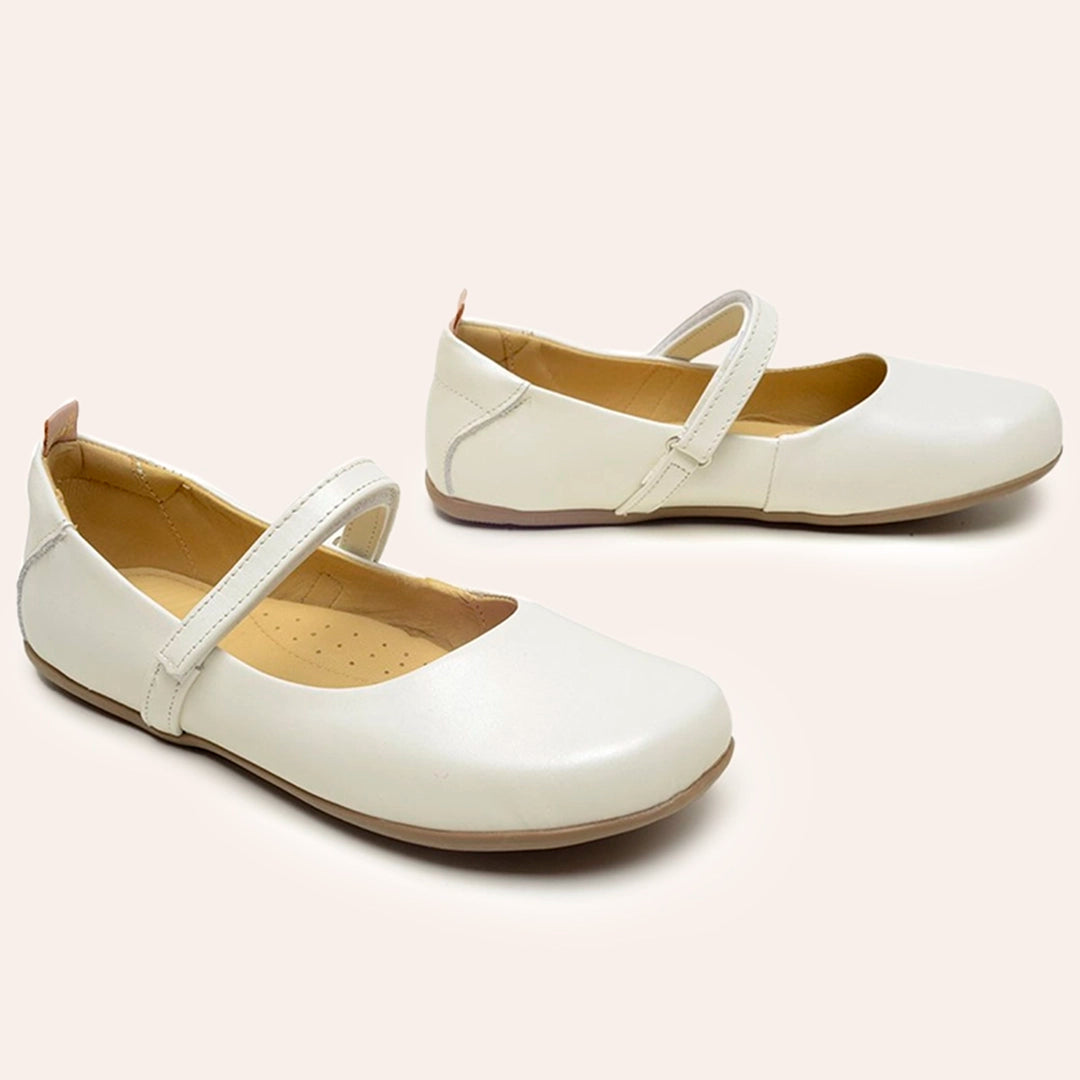 Sapatilha Infantil Feminina Clara - Perolado Branco