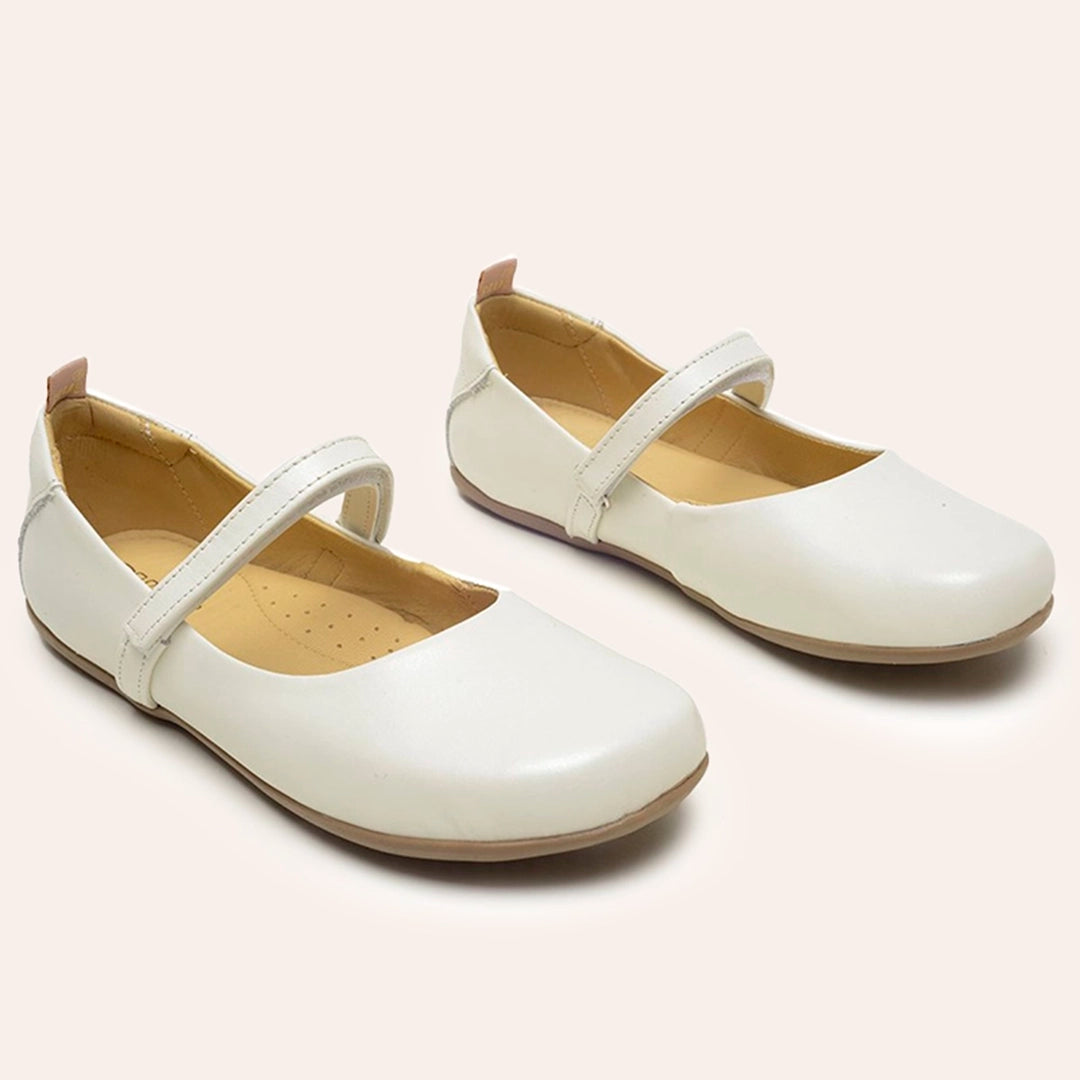 Sapatilha Infantil Feminina Clara - Perolado Branco