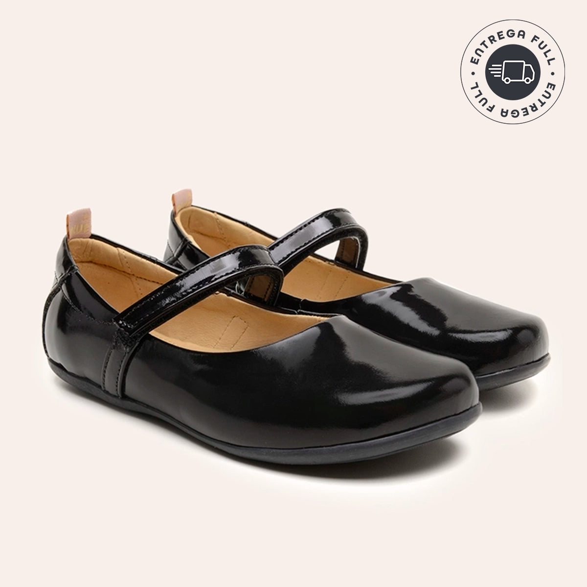Clara Infantil - Verniz Preto