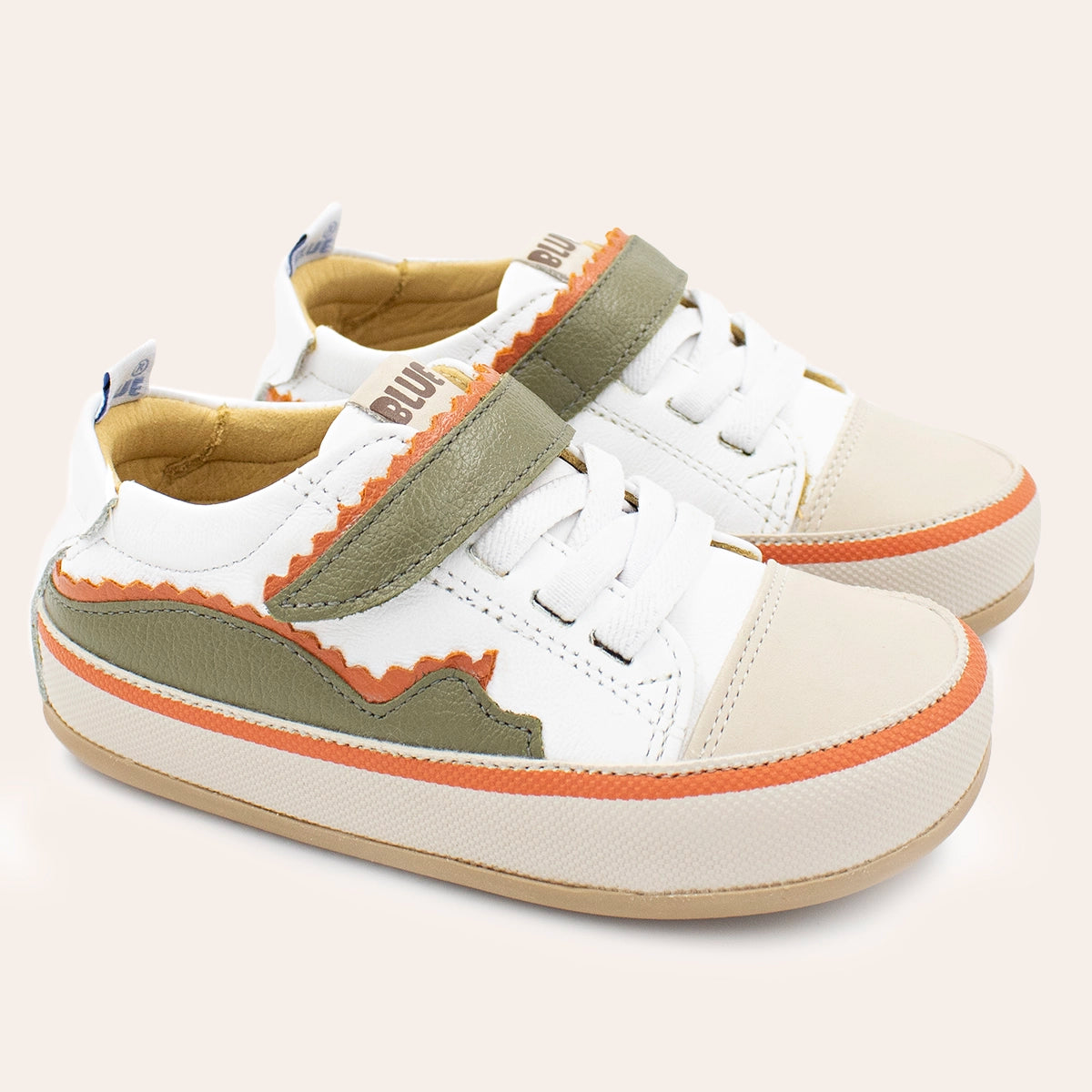 Drako Infantil Branco / Alcaparra / Ferrugem