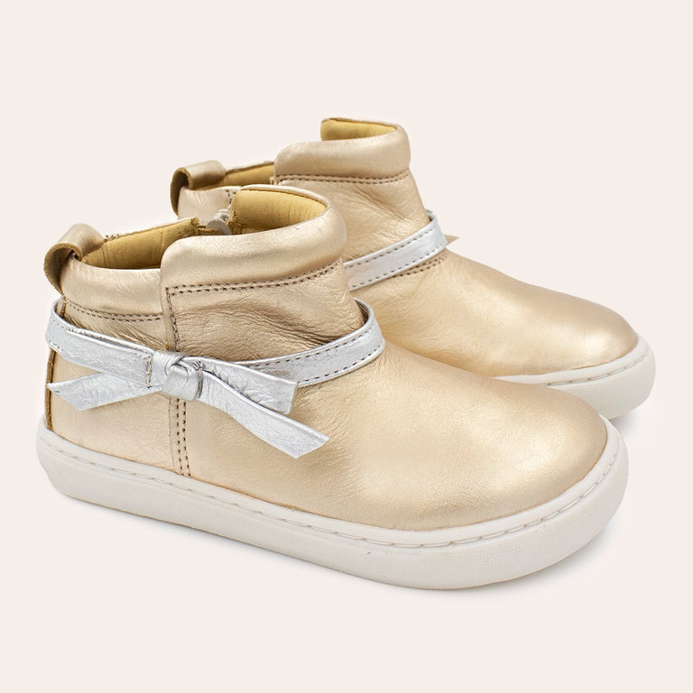 Tênis Infantil Menina Marcela Infantil Barefoot em Couro | Blue