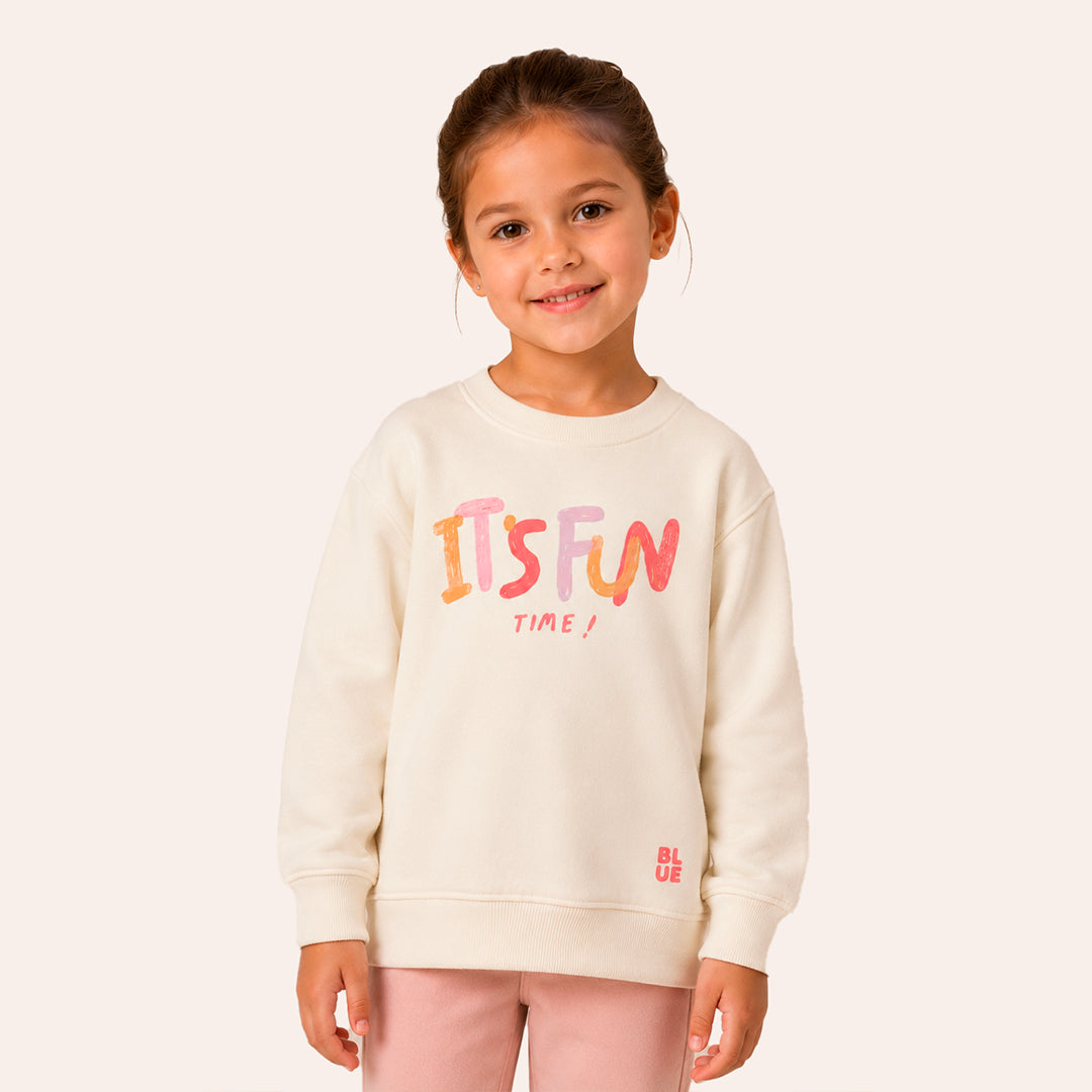 Moletom It's Fun - Off White