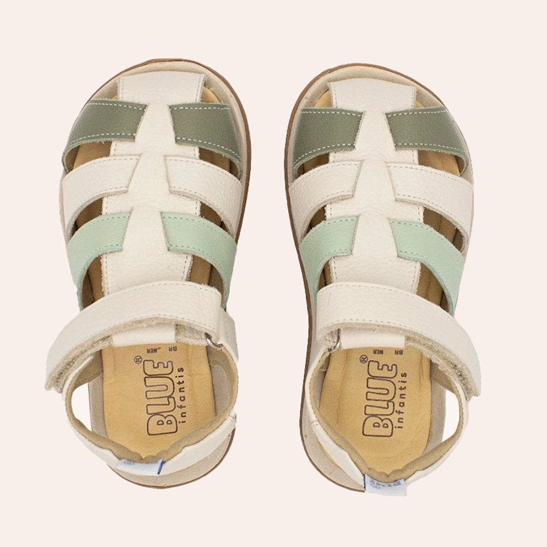 Rick Infantil - Off White/verde claro