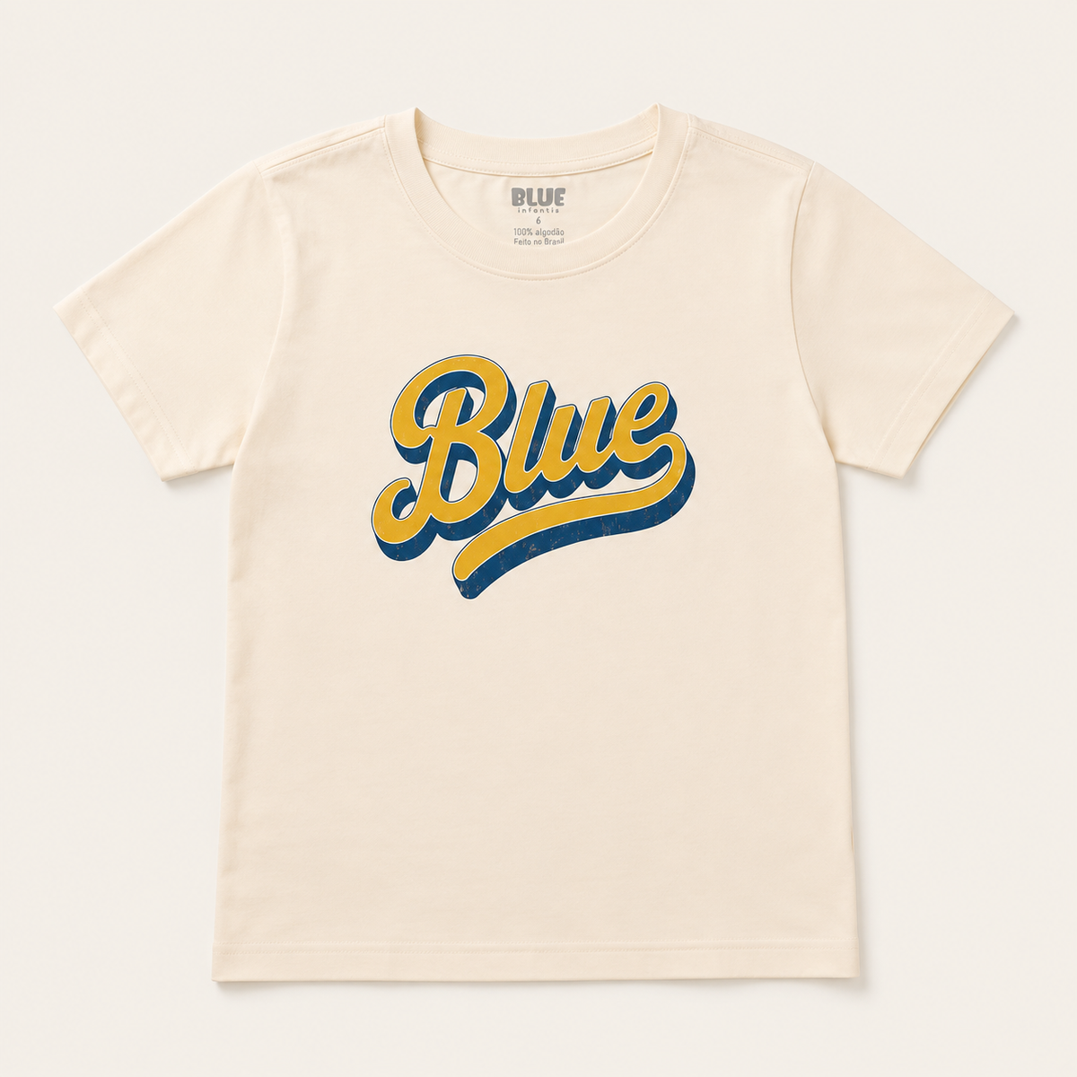 Camiseta Blue Amarelo e Azul