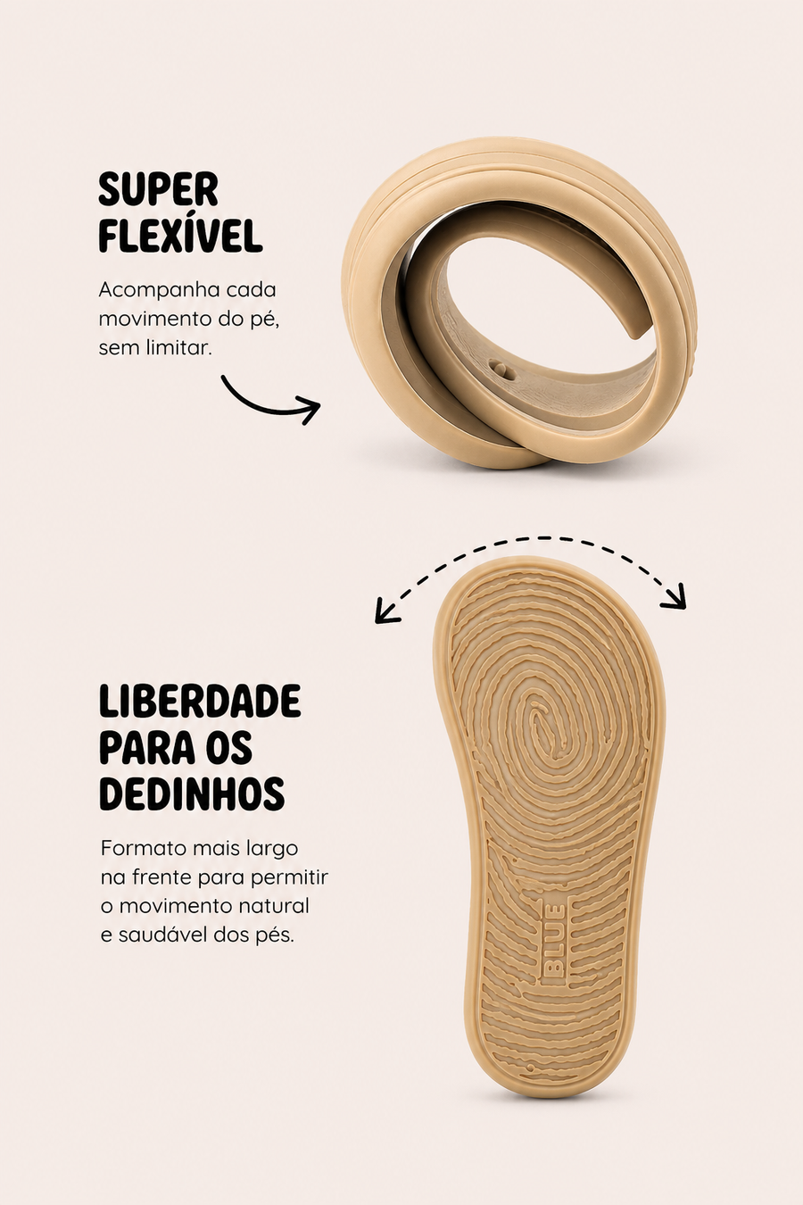 Solado fino e flex&iacute;vel do Murilo - Marrom